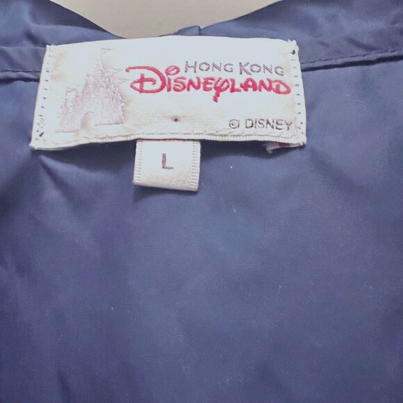 Disneyland-Hong Kong Micky Mouse Rain Jacket-Unisex-Pull Over Hooded-Size Large - Picture 16 of 16